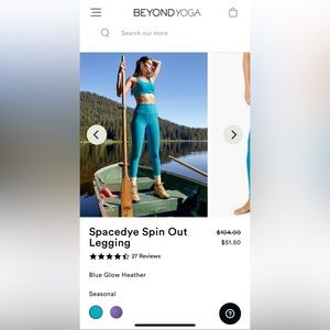 Beyond Yoga Spacedye Spin Out Legging